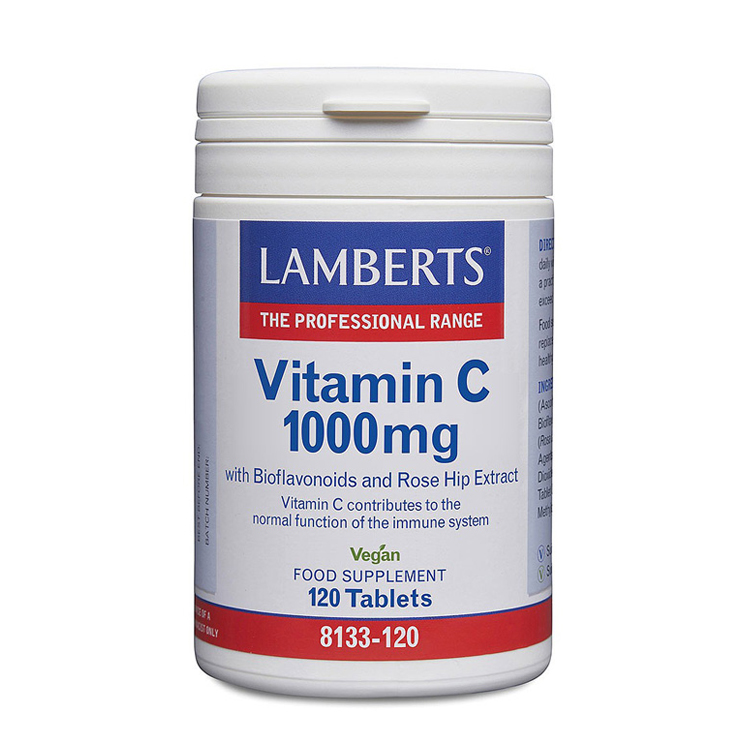 Lamberts Vitamin C 1000mg + Bioflavonoids 120 tabs